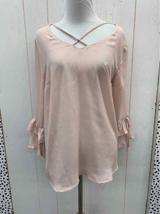 Maurices Pale Yellow Womens Size Small Shirt