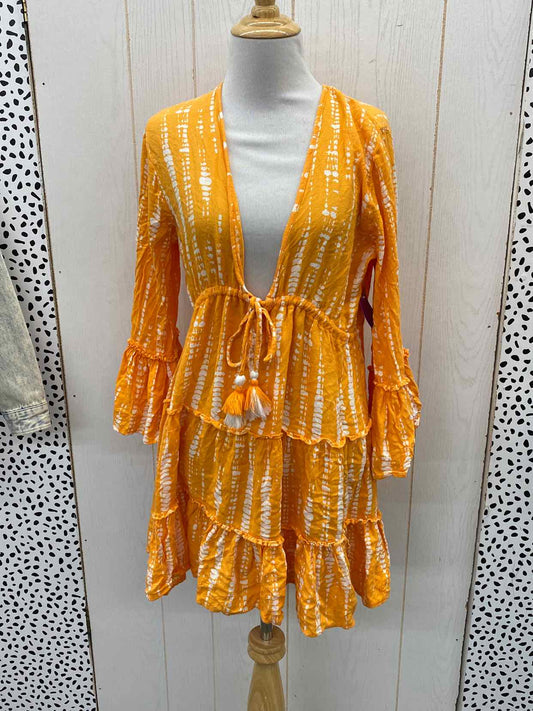 Orange Womens Size M Coverup