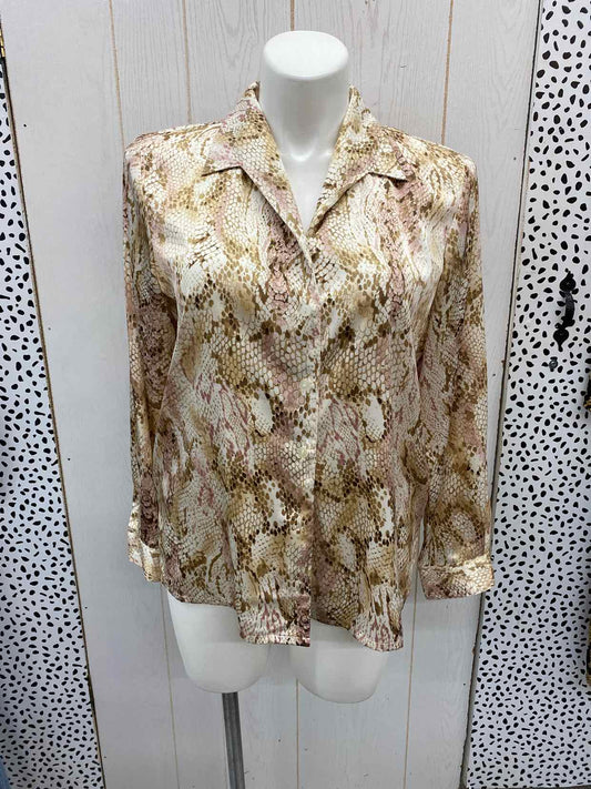 Alfred Dunner Pink Womens Size XL Shirt