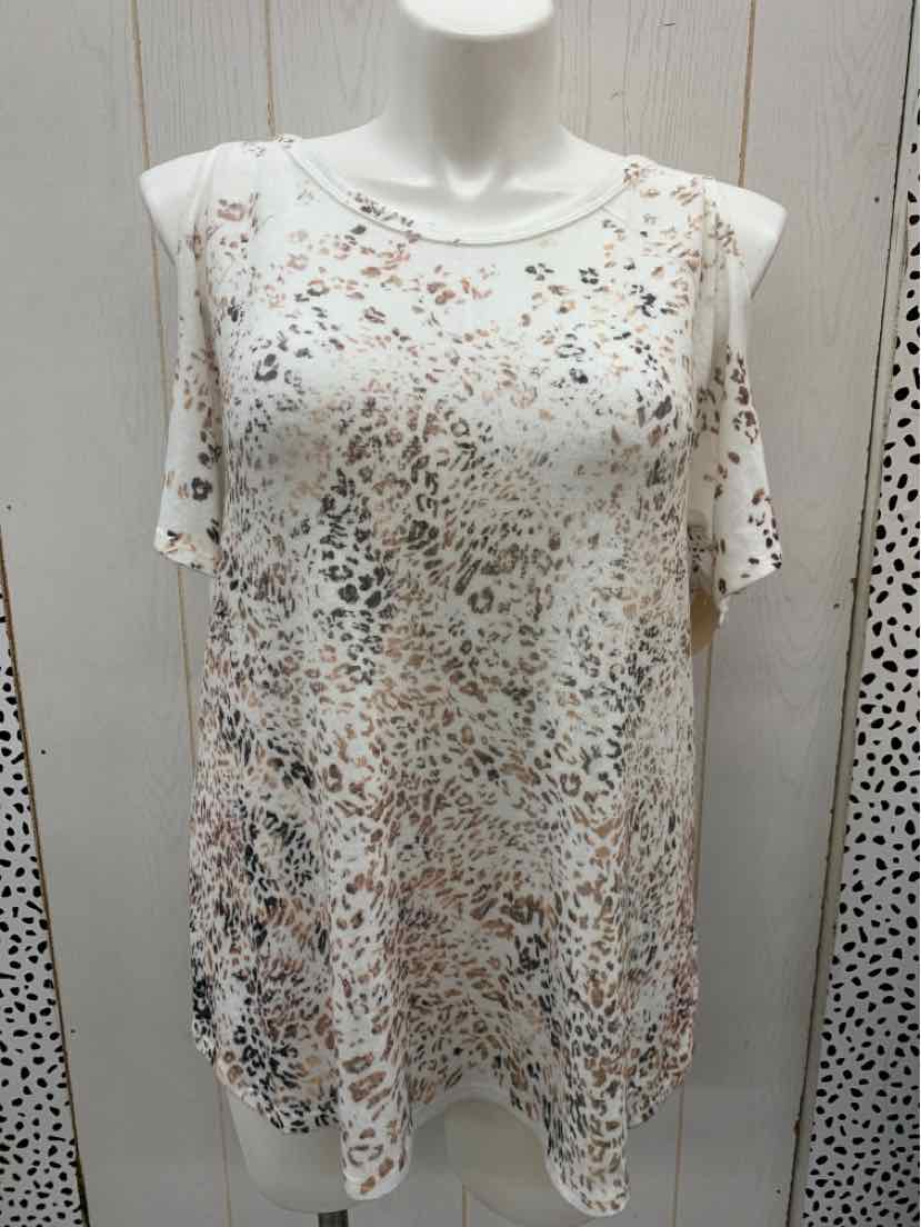 White Womens Size L Shirt