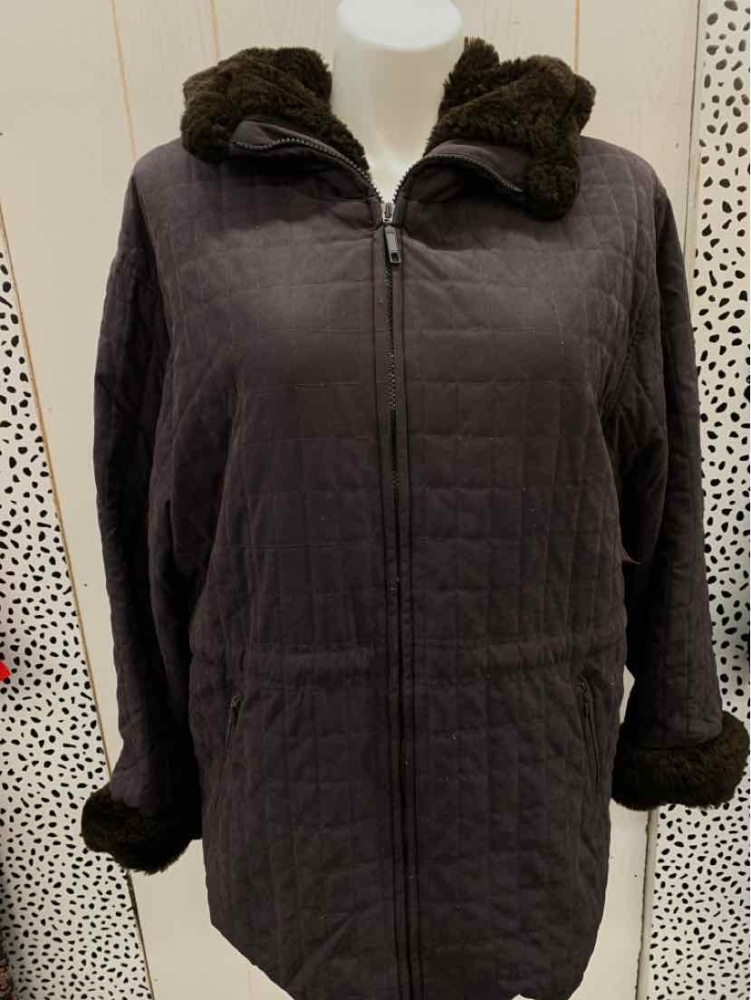 Studio Works Brown Womens Size L Jacket (Outdoor)