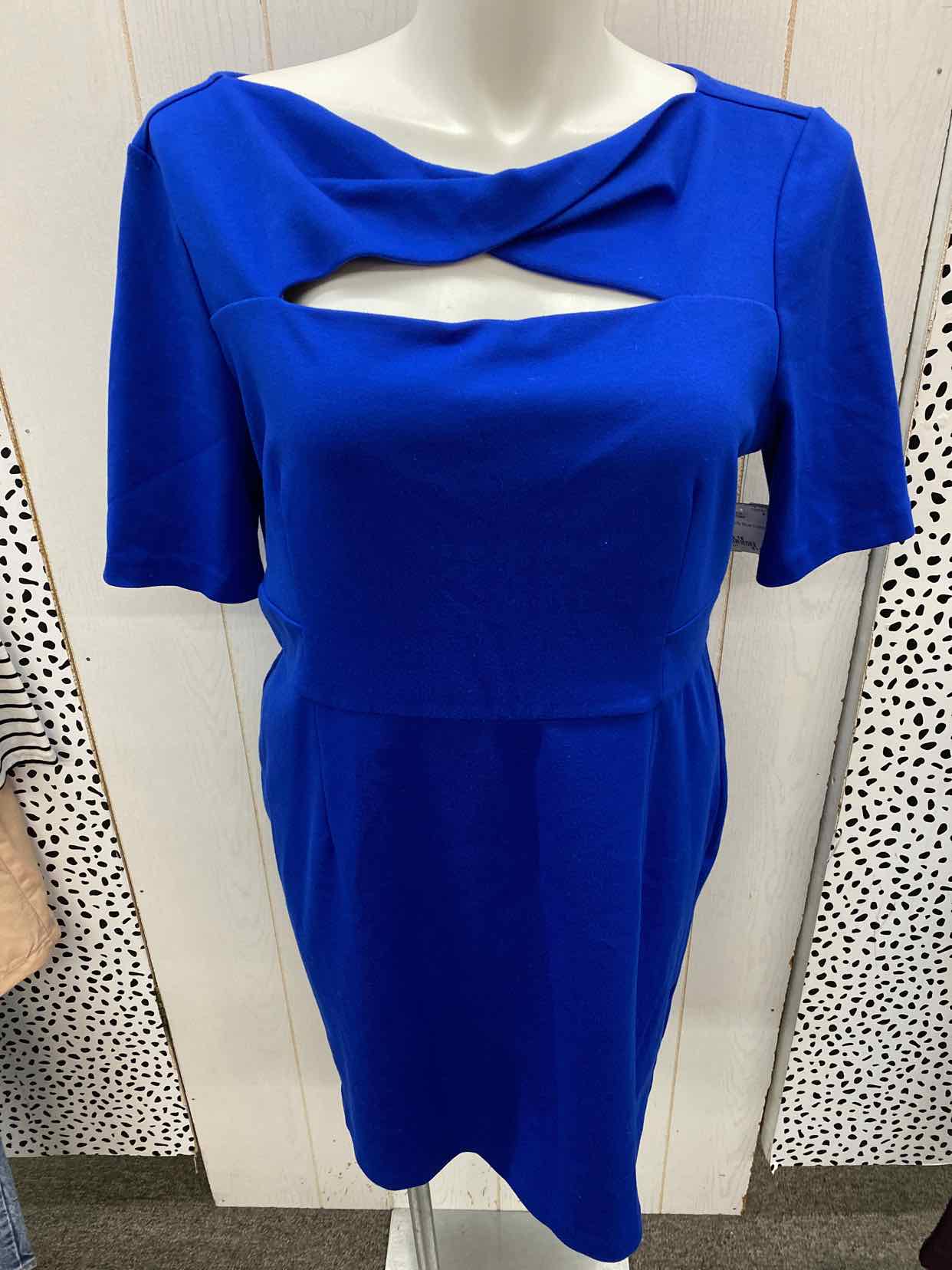 Dana Buchman Blue Womens Size 18 Dress