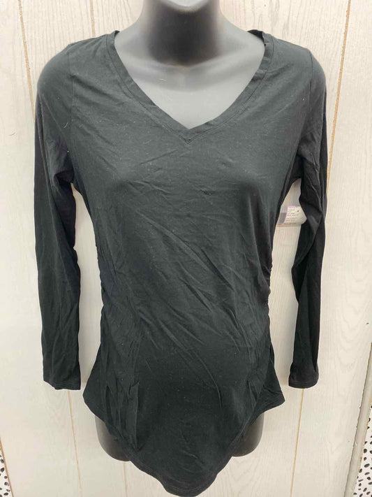 Liz Lange Black Maternity Size Small Shirt