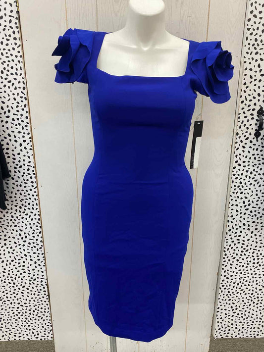 Badgley Mischka Blue Womens Size 10 Gown/Evening Wear
