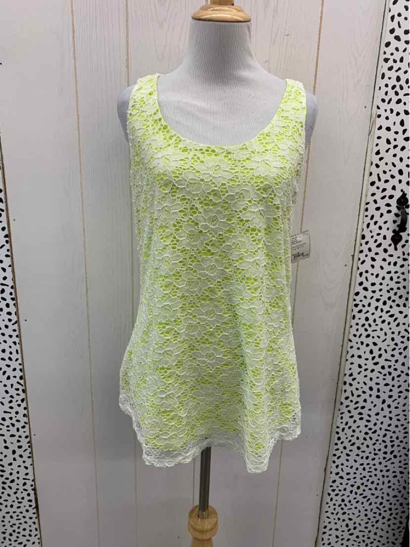 Maurices White Womens Size M Tank Top