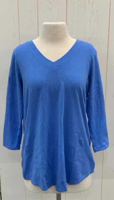 Susan Graver Blue Womens Size M Shirt