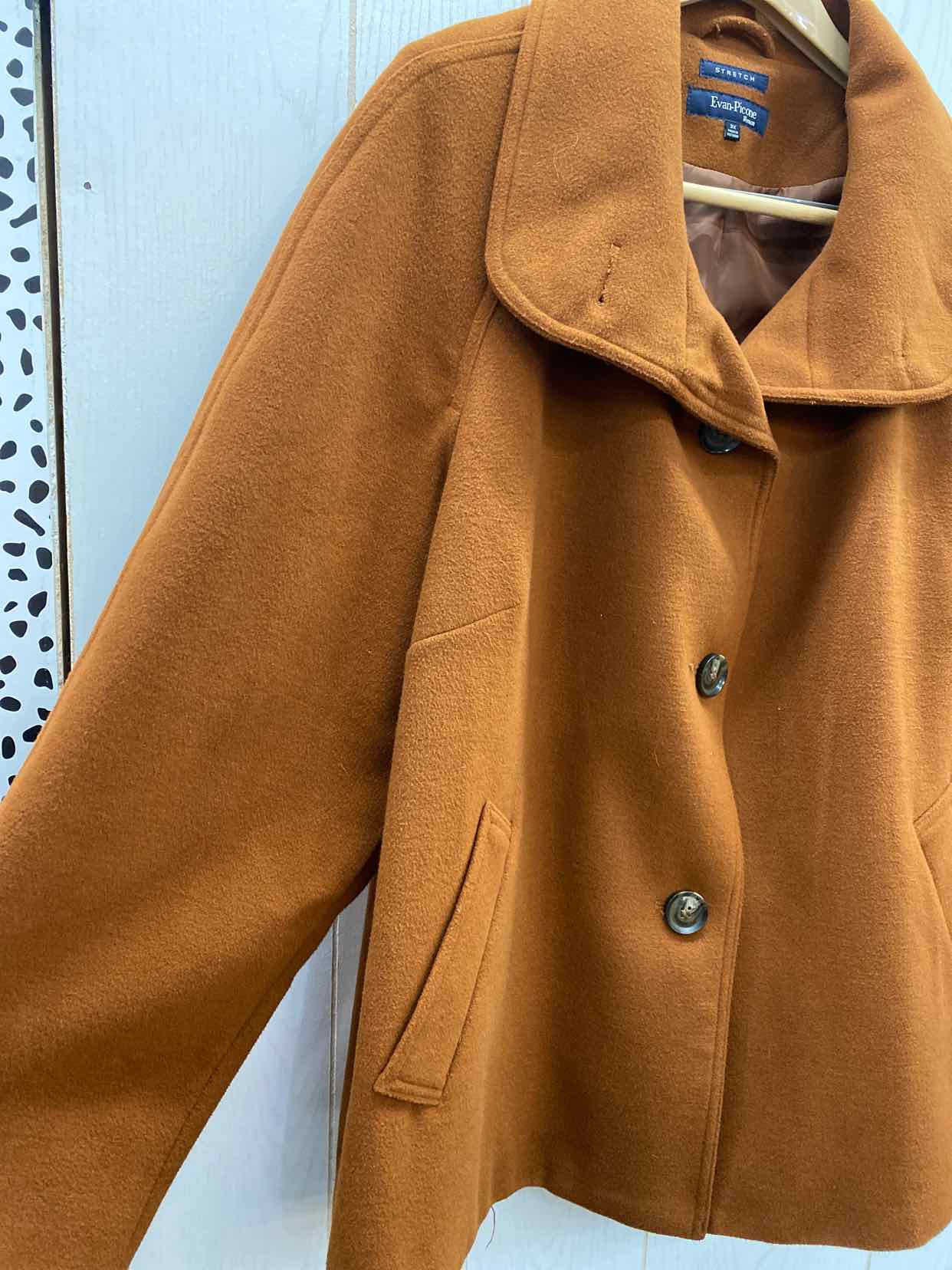 Evan Picone Orange Womens Size 3X Jacket (Outdoor) – Twice As Nice