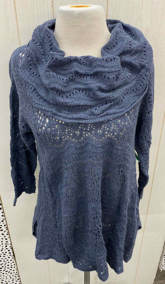 Style & Co Blue Womens Size M Sweater