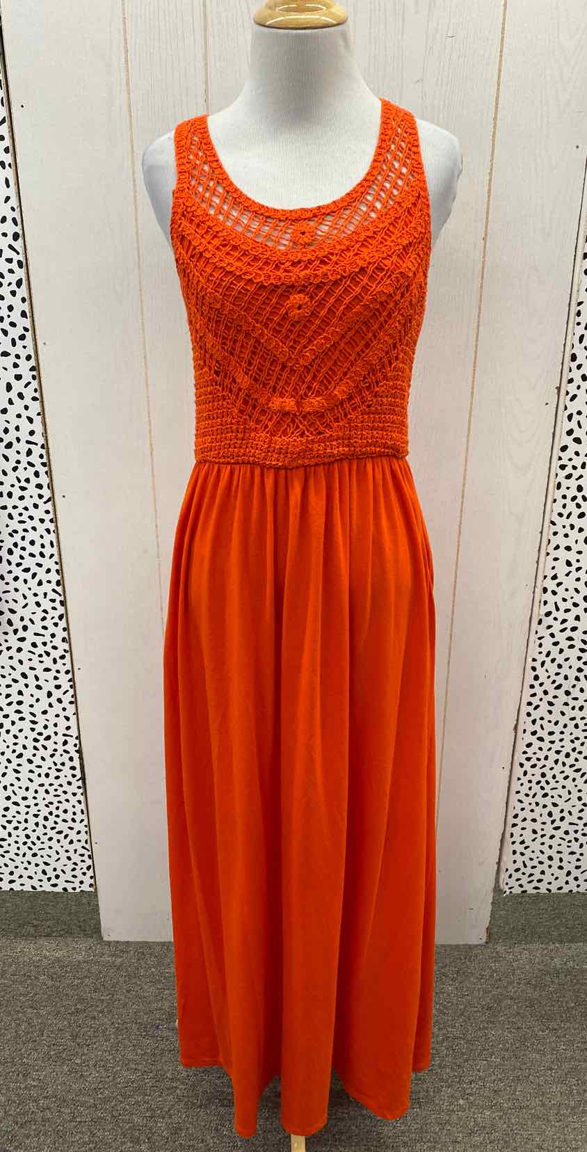 Xhilaration Orange Womens Size 6 Dress