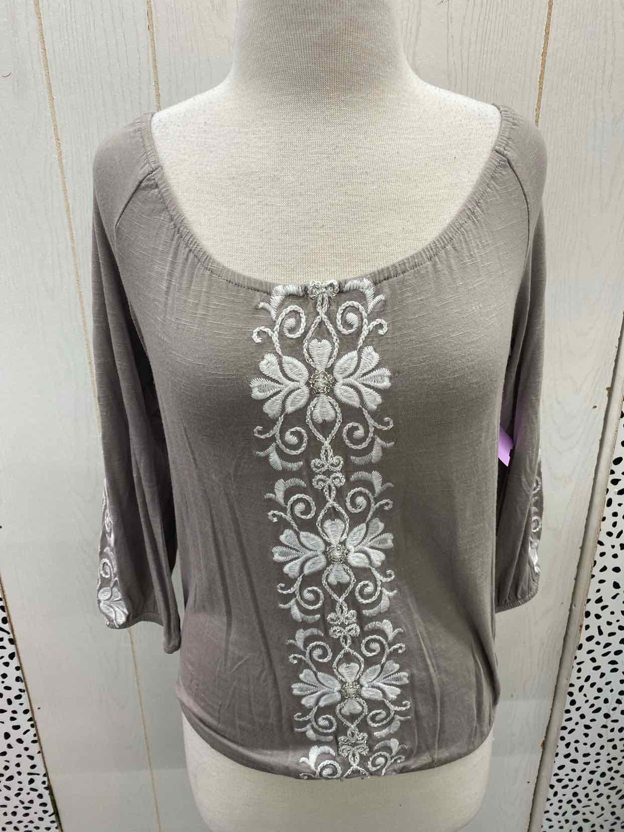 INC Gray Womens Size Small Shirt