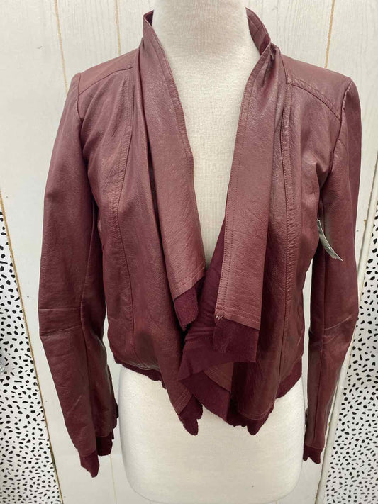 Burgundy Womens Size Small Blazer