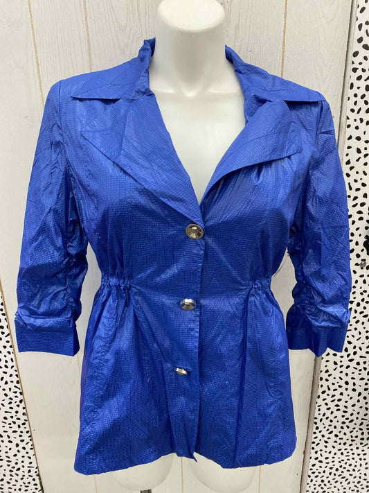 Christopher & Banks Blue Womens Size 12/14 Blazer