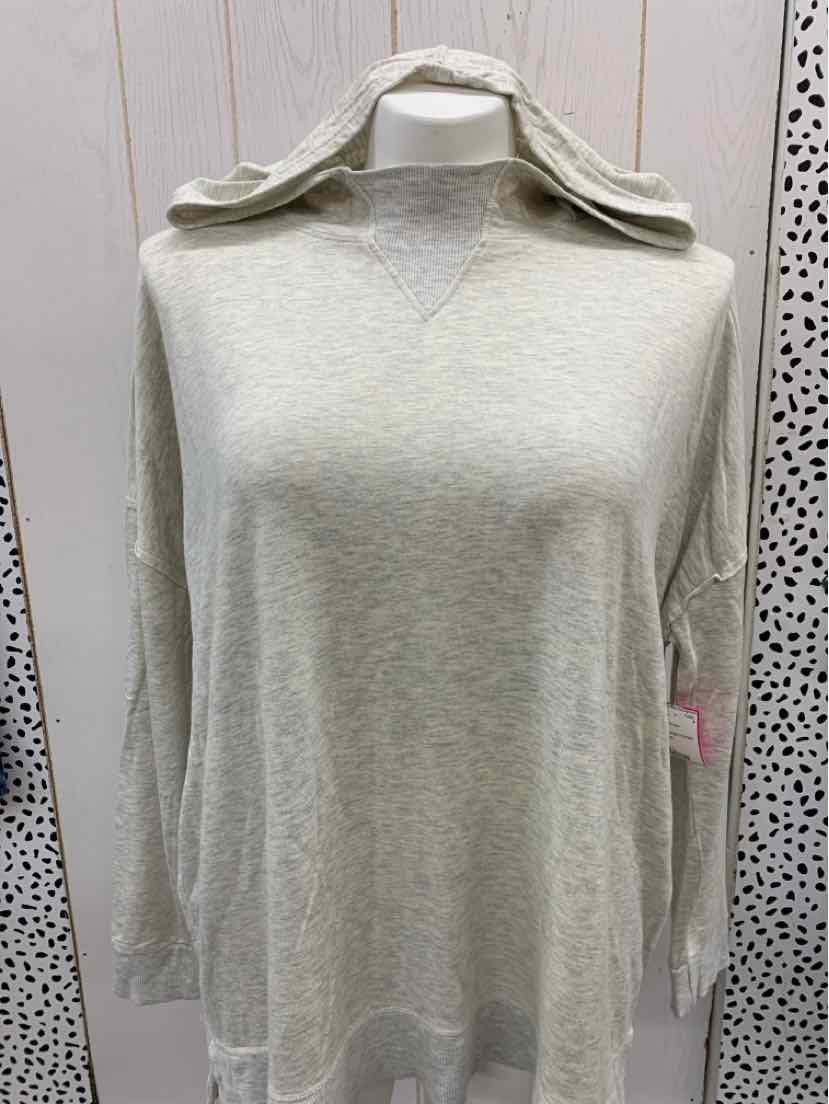 Mono b Beige Womens Size L Sweatshirt