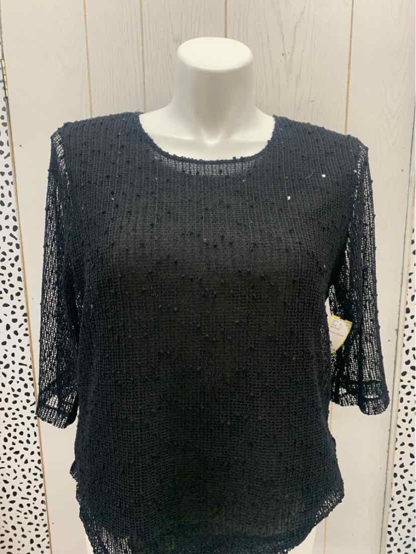 LULU B Black Womens Size XL Shirt