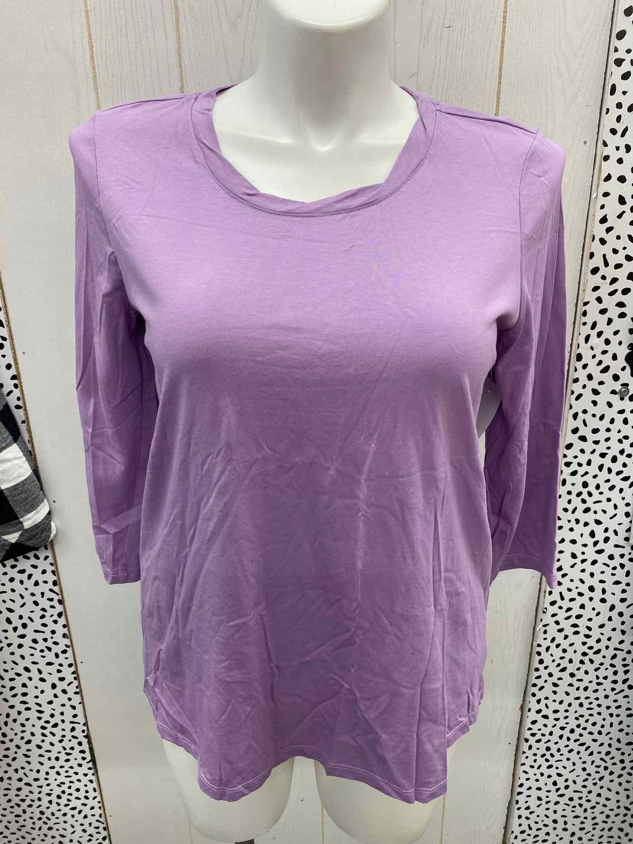 LOGO Purple Womens Size L Shirt