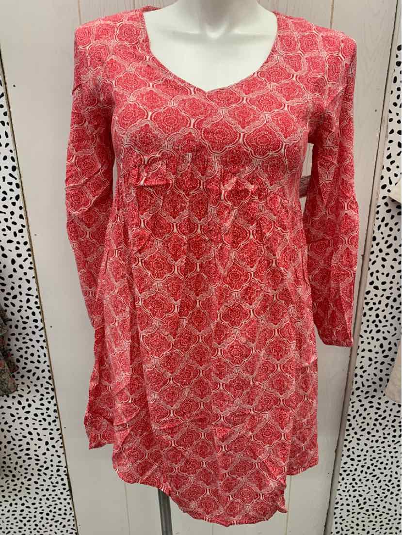 ELLOS Red Womens Size 12 Dress