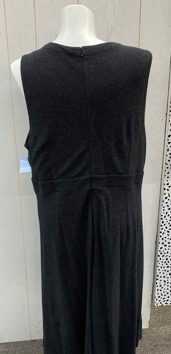 LOFT Gray Womens Size 24 Dress