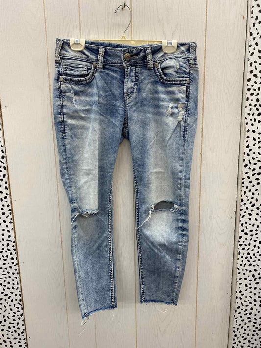 Silver Blue Womens Size 9/10 Jeans