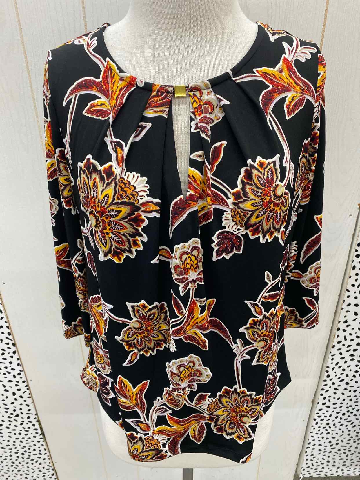 Liz Claiborne Black Womens Size Small Shirt