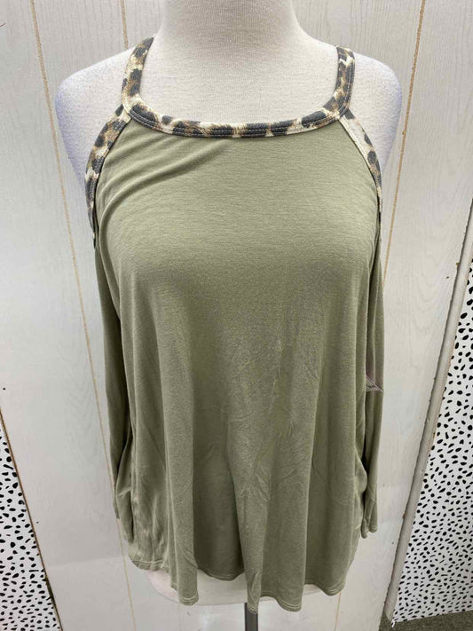 Bibi Green Womens Size M Shirt