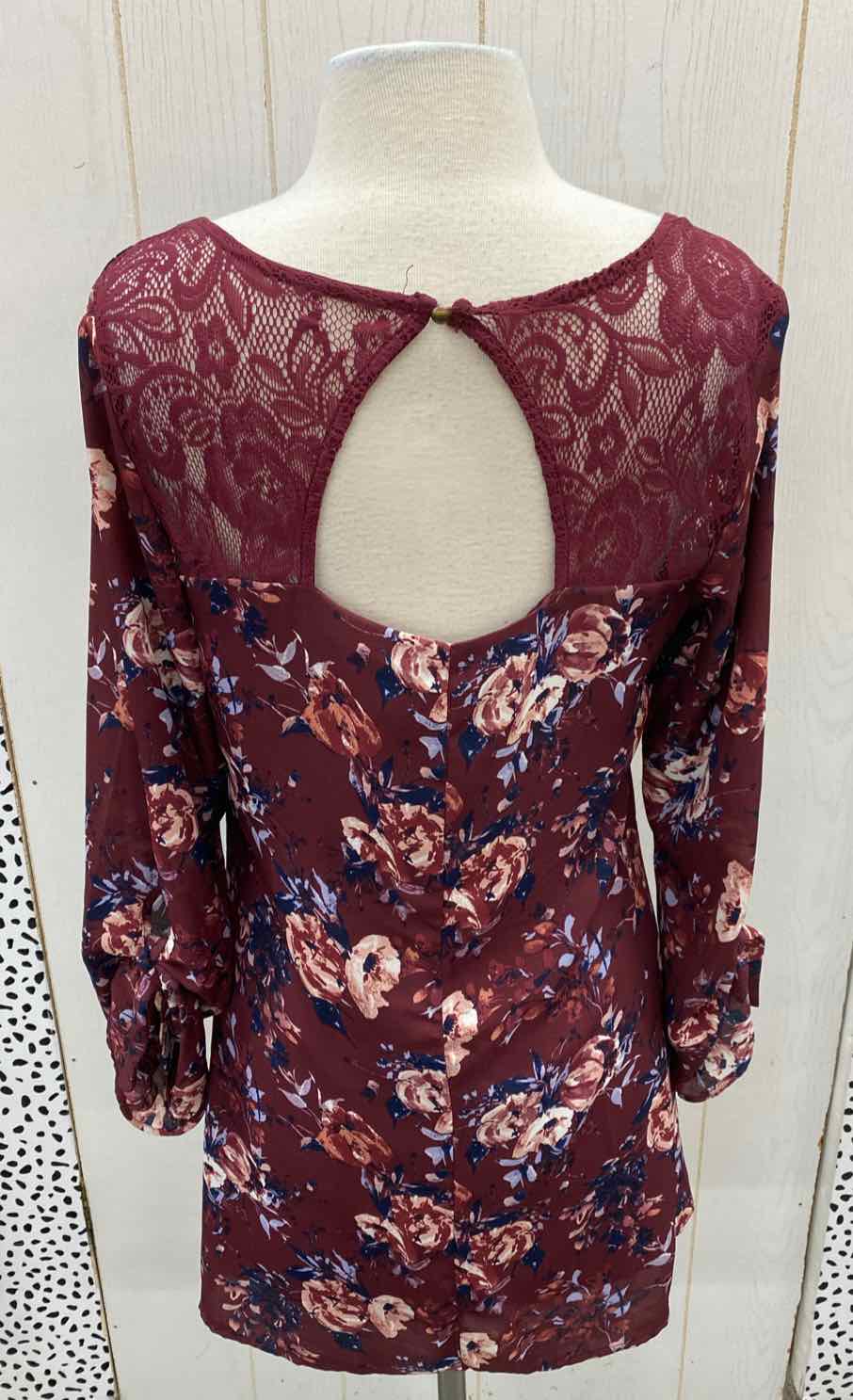 Speechless Burgundy Womens Size 8/10 Dress