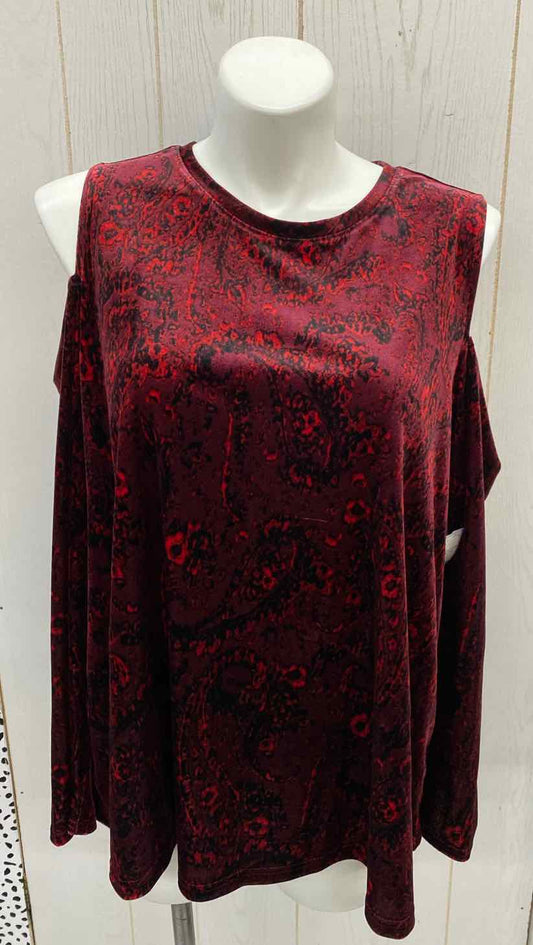 Ruff Hewn Red Womens Size 2X Shirt