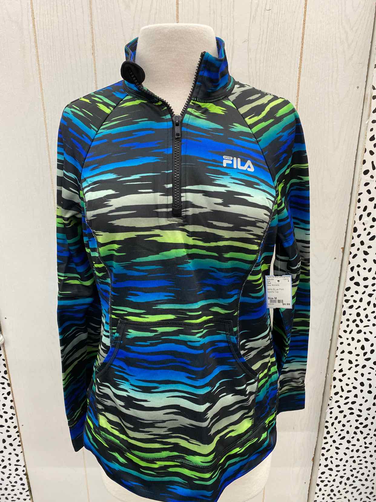 FILA Blue Womens Size M Shirt