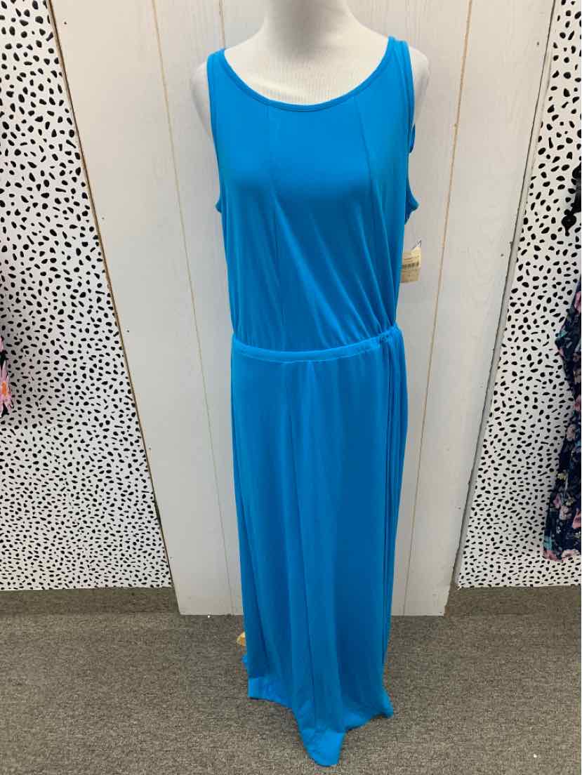Coldwater Creek Blue Womens Size 8 Dress