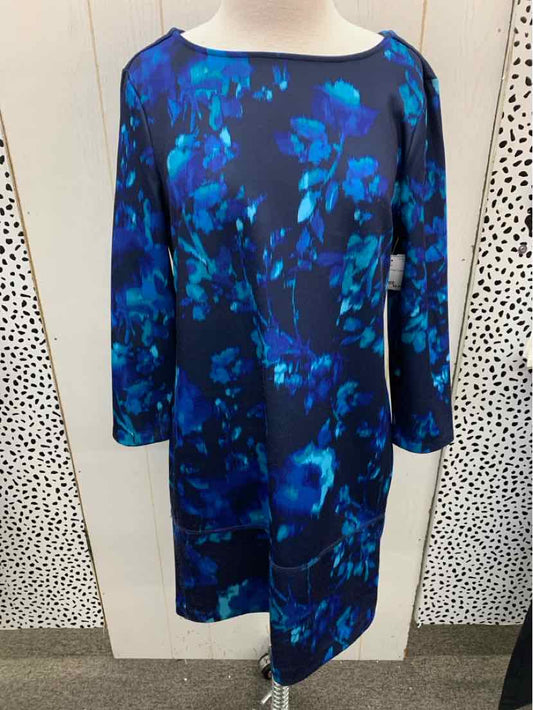 Daisy Fuentes Blue Womens Size 10 Dress