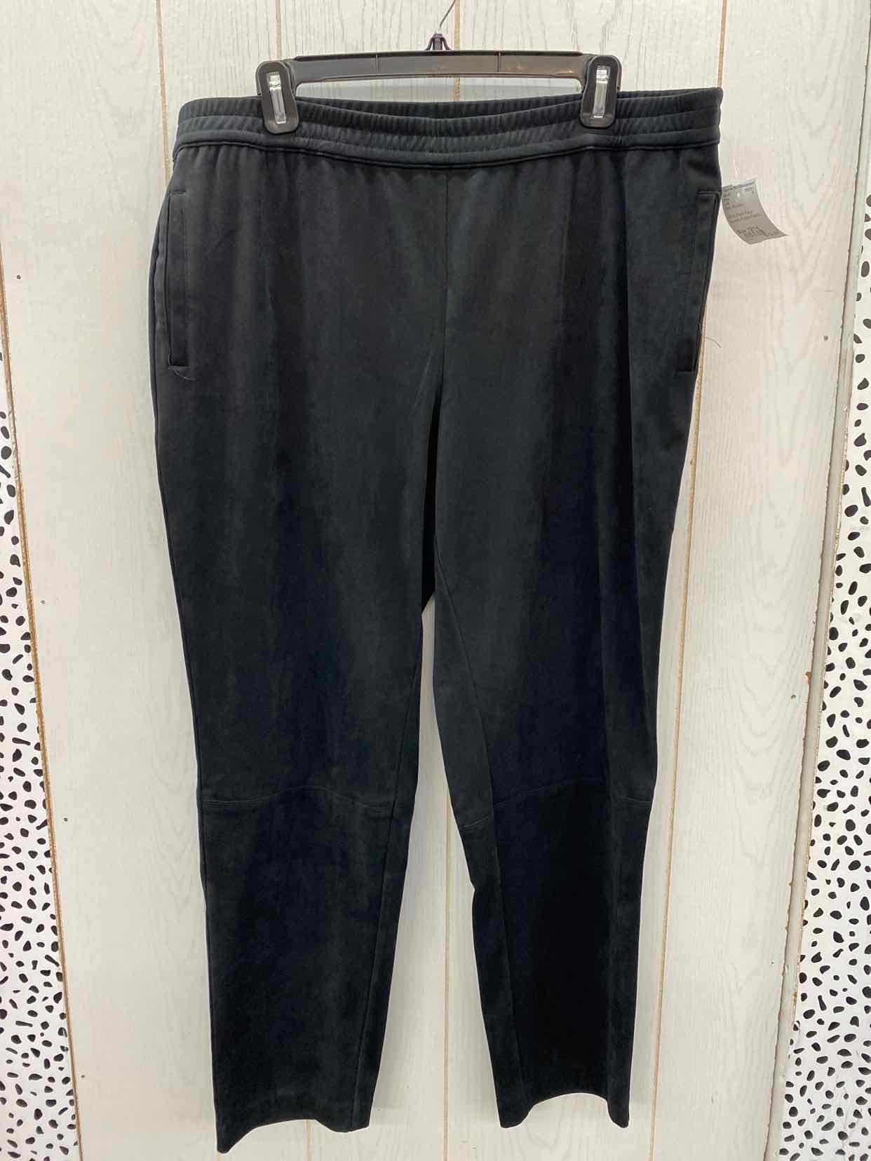 J Jill Black Womens Size 12/14 Pants