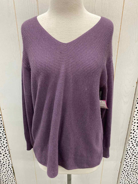 Ella Moss Purple Womens Size Small Sweater