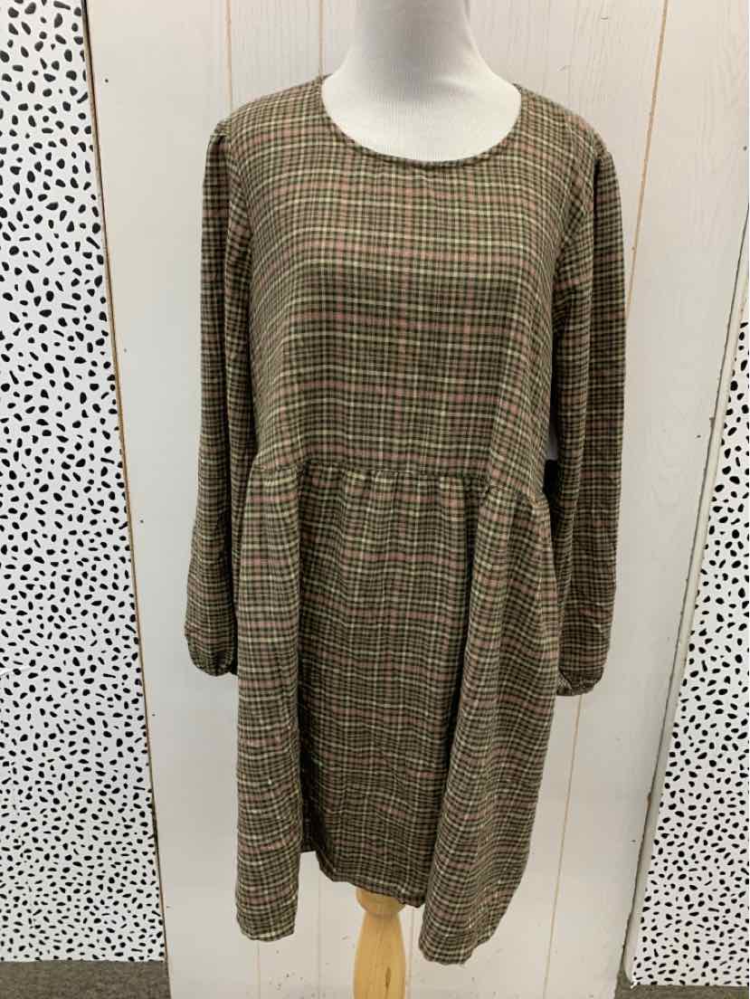 American Eagle Brown Womens Size M Dress