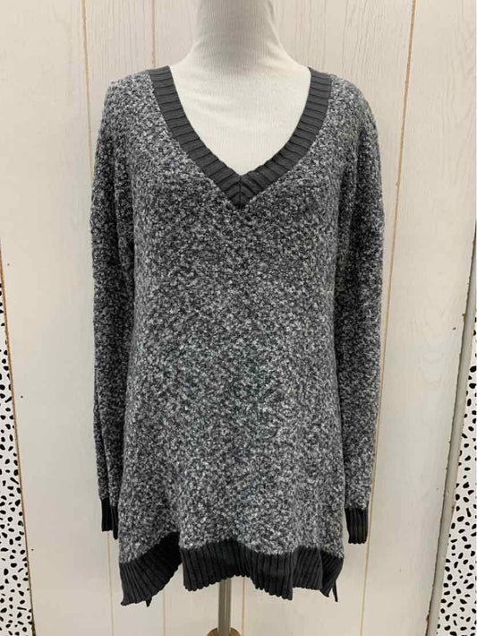 Cable & Gauge Gray Womens Size M Sweater