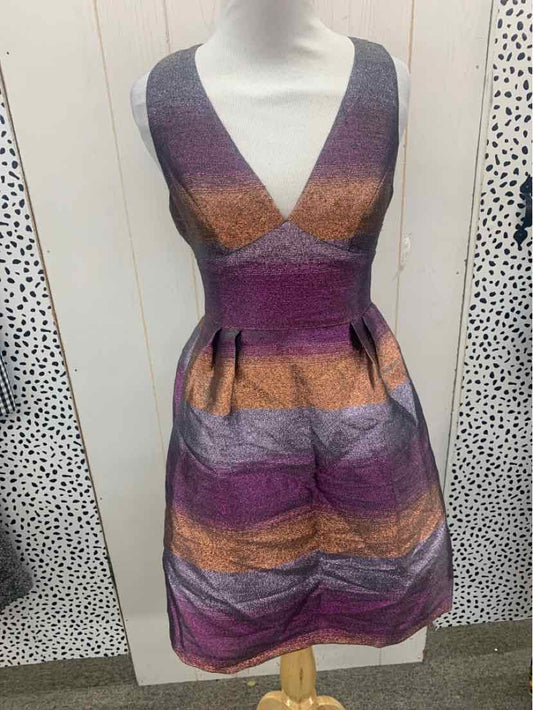 Laundry by Shelli Purple Womens Size 0 Dress
