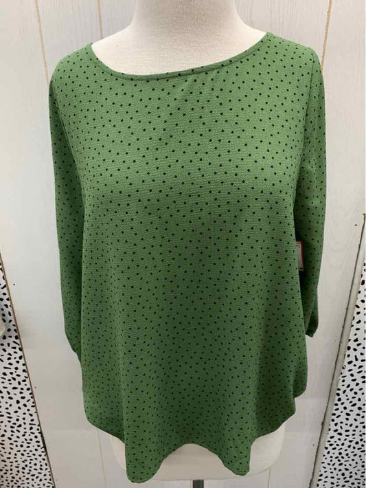 Paper Moon Green Womens Size M Shirt