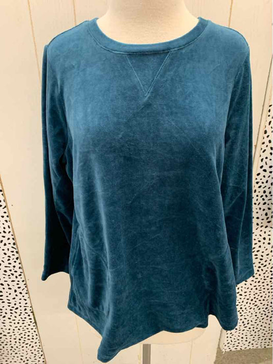 D & Co Teal Womens Size M/P Shirt