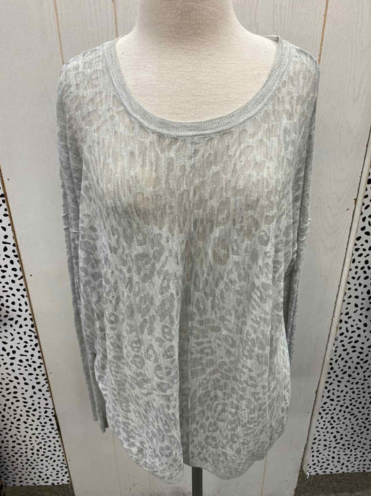 H&M Gray Womens Size M Shirt