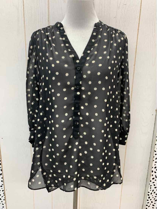 Lauren Conrad Black Womens Size Small Shirt