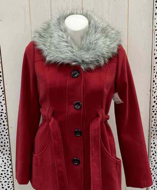 Maurices Red Womens Size L Jacket (Outdoor)