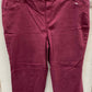 Gloria Vanderbilt Burgundy Womens Size 24W Pants