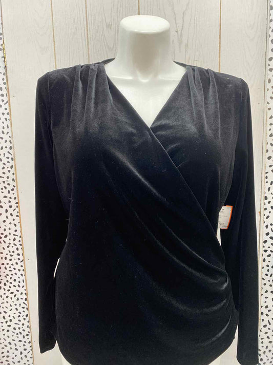 Vince Camuto Black Womens Size XL Shirt