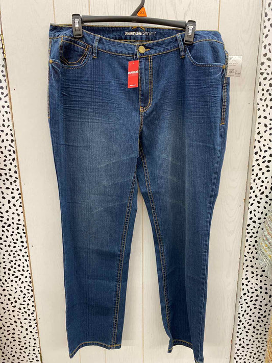 Ave Blue Womens Size 20 Jeans