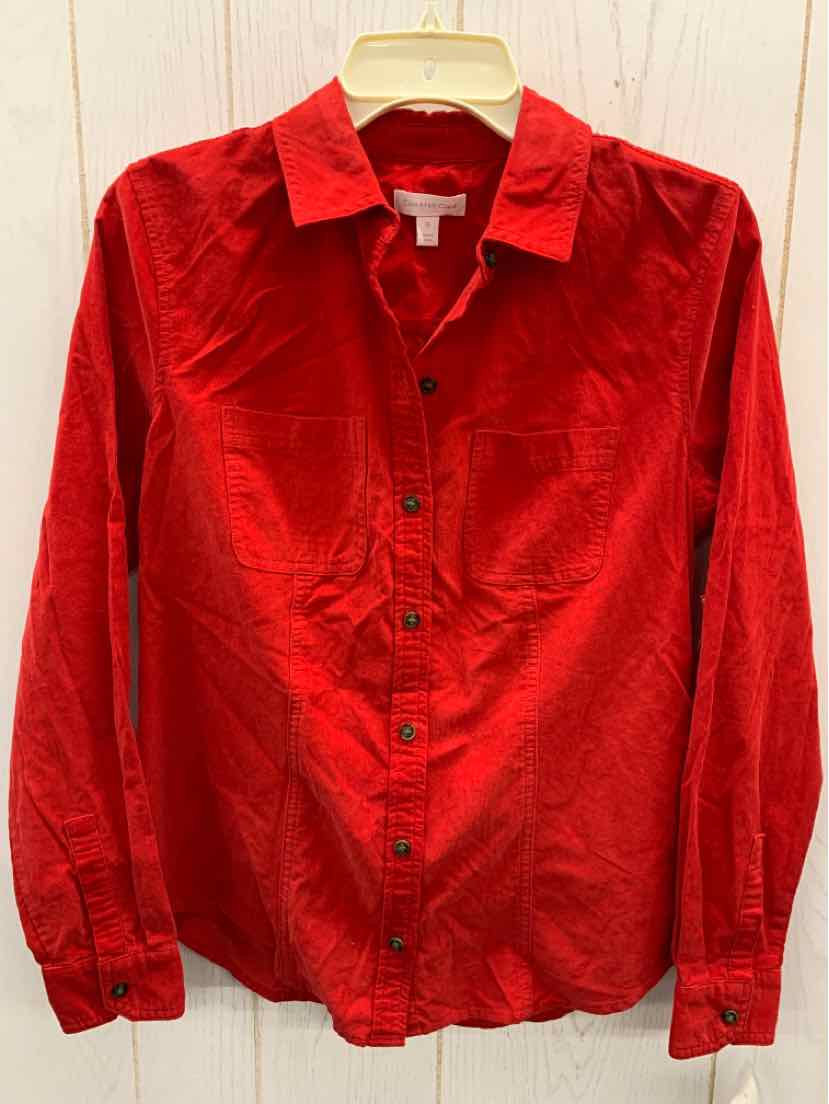 Charter Club Red Womens Size XS Shirt