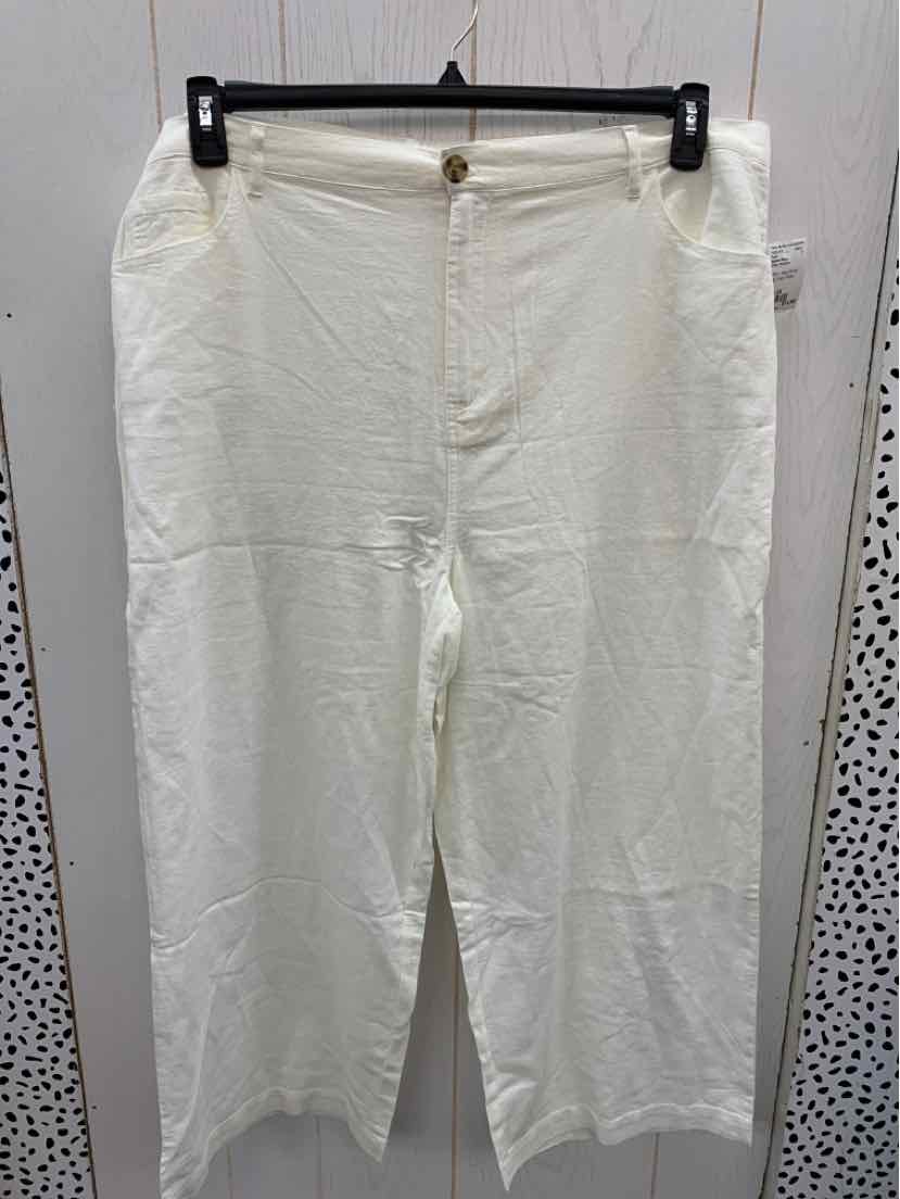 Adyson Parker White Womens Size 24 Pants