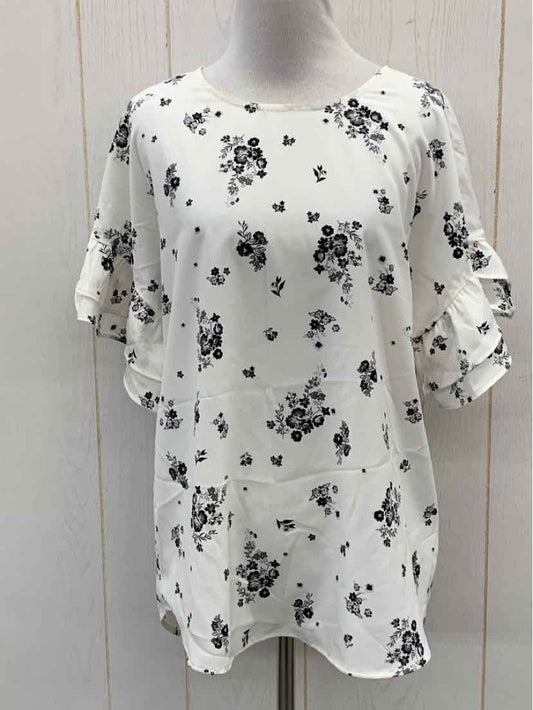 Pleione White Womens Size XS/S Shirt