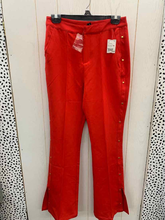 GILLI Red Womens Size 6 Long Pants