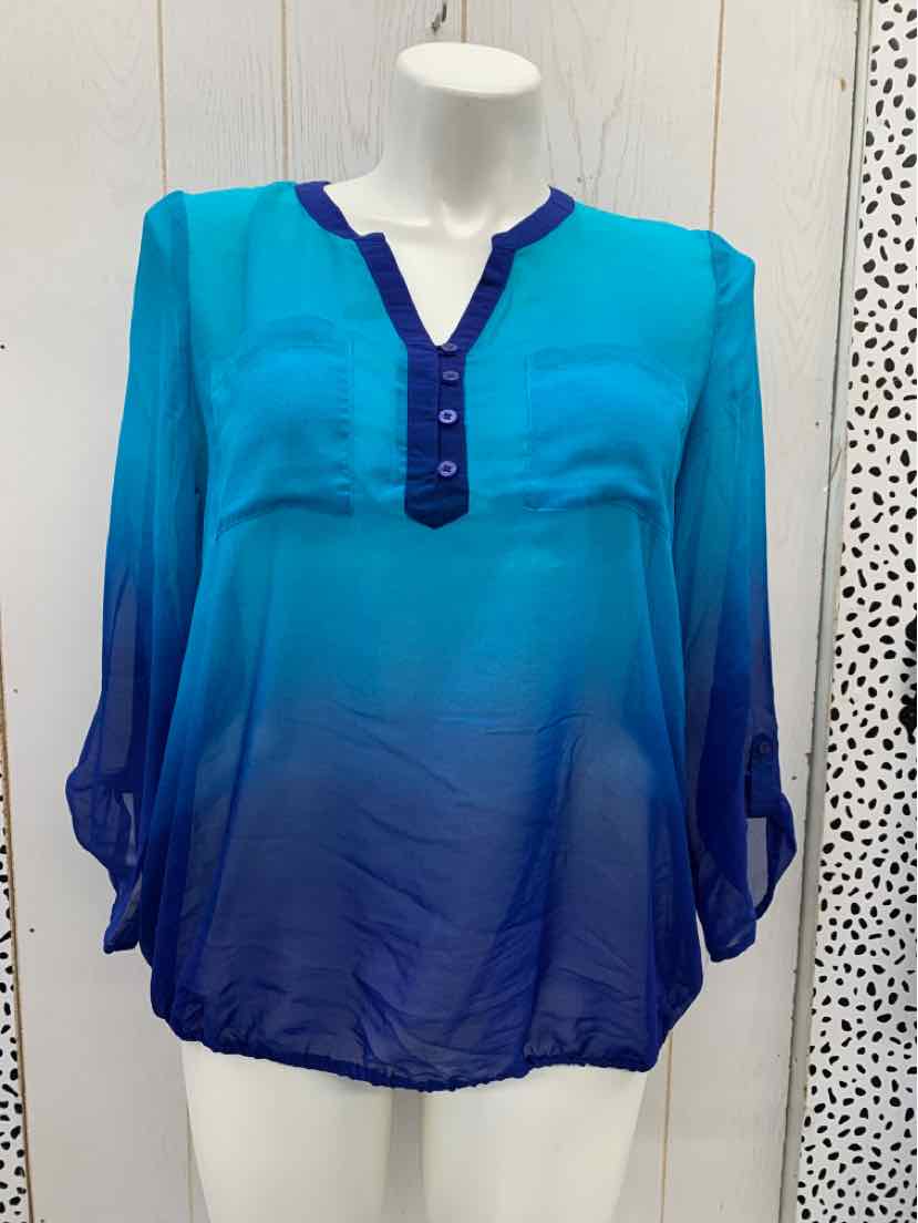 Liz Claiborne Blue Womens Size L Shirt