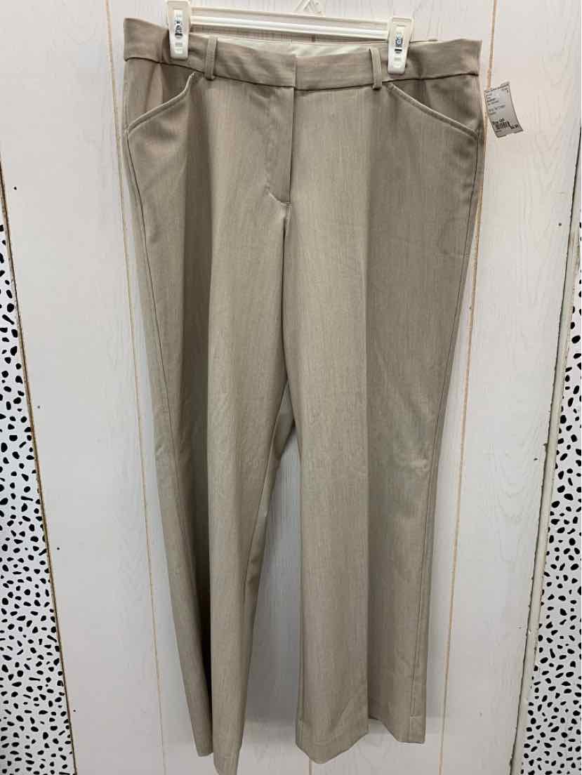 Worthington Tan Womens Size 16P Pants