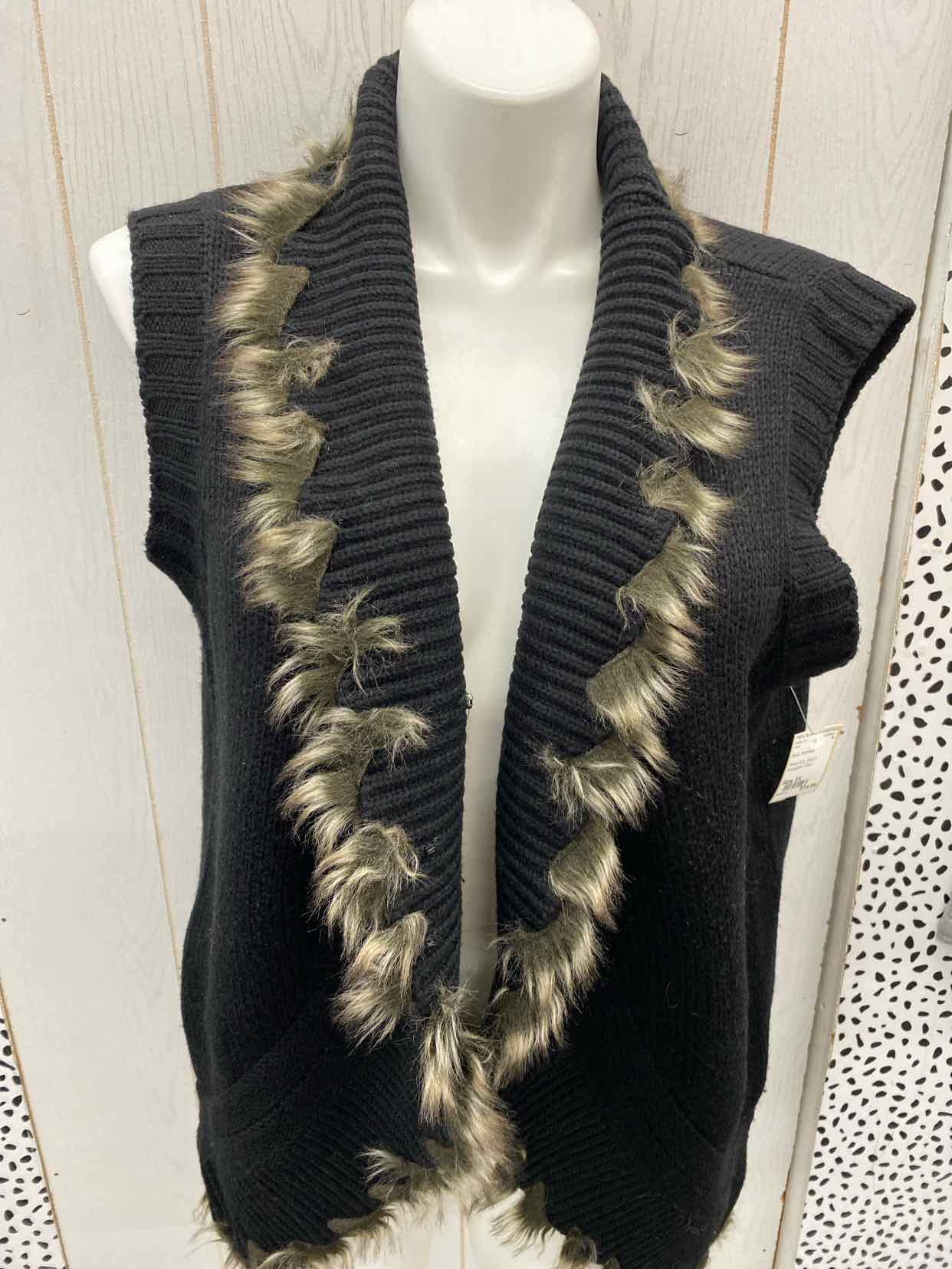 Black Womens Size 3X Vest