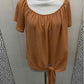 Active USA Orange Junior Size L Shirt